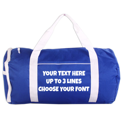 Custom Logo Duffel Bag | Personalized Gym & Travel Bags | Model 3018
