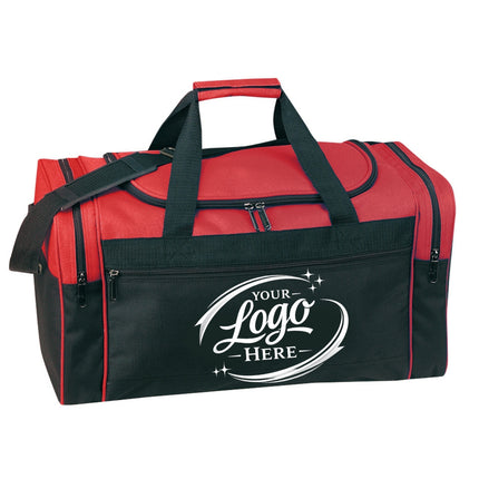 Custom Logo Large Duffel Bag | Personalized Sport & Travel Bags | Model 6022 (Sold in Bulk Packs)