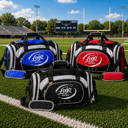 Custom Logo Deluxe Duffel Bag | Personalized Sport & Travel Bags | Model 6078