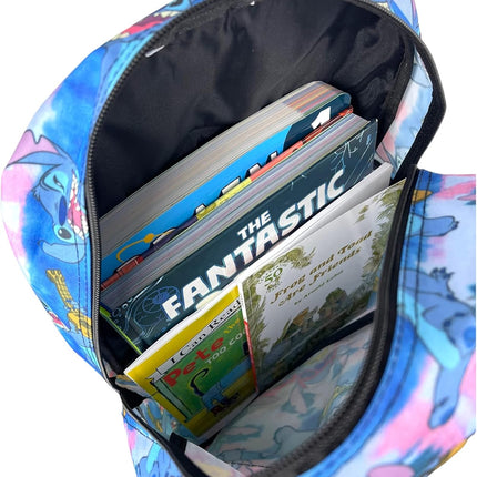 Personalized Stitch Backpack for Kids | Custom Name Embroidered Bookbag (16 Inch)