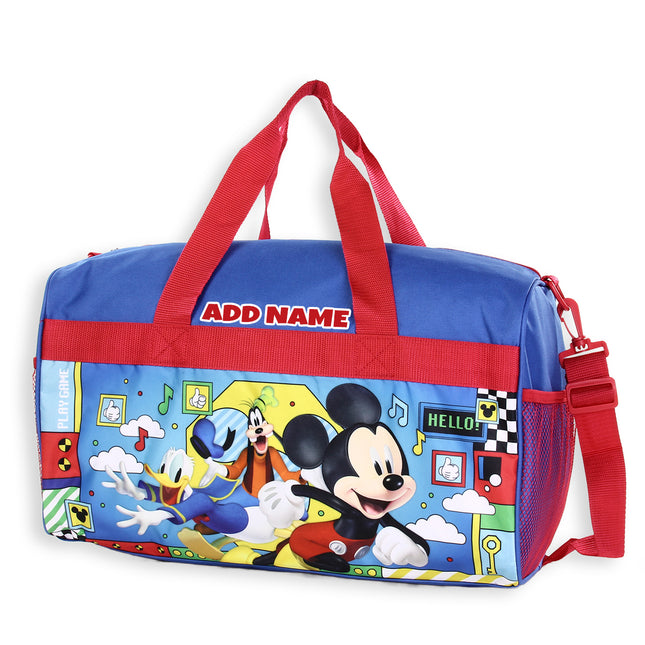Personalized Kid's Travel Duffel Bag - Mickey Mouse