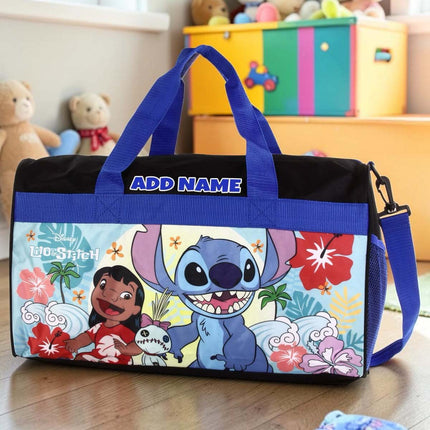 Personalized Kid's Travel Duffel Bag - Lillo & Stitch