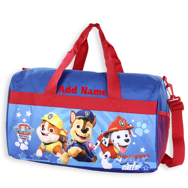 Personalized Kid's Travel Duffel Bag - Paw Patrol