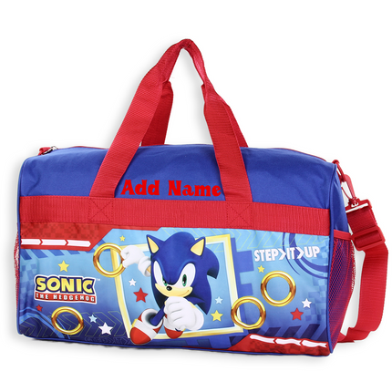 Personalized Kid's Travel Duffel Bag - Sonic