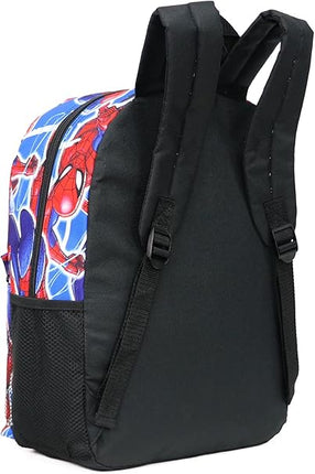 Personalized Spider-Man Backpack for Kids | Custom Name Embroidered Bookbag (16 Inch)