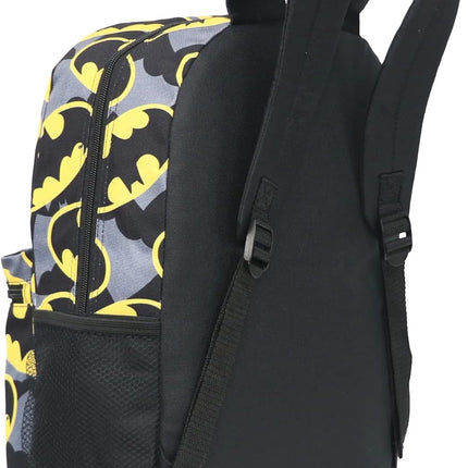 Personalized Batman Backpack for Kids | Custom Name Embroidered Bookbag (16 Inch)