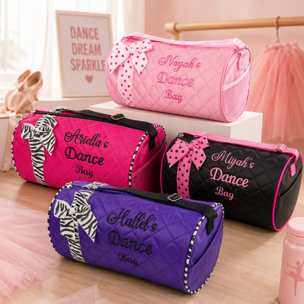 Personalized Embroidered Dance Duffel Bag