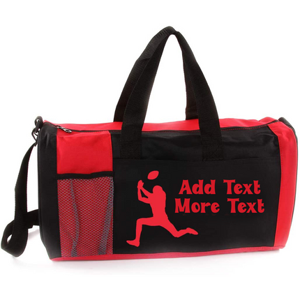Personalized 18" Sports Duffel Bag - Choose Your Sport