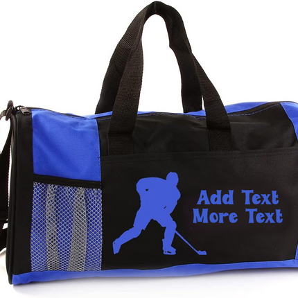 Personalized 18" Sports Duffel Bag - Choose Your Sport