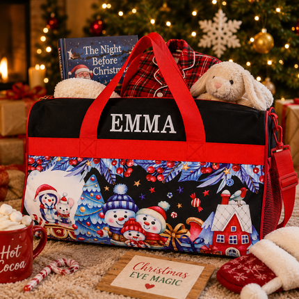 Personalized Christmas Eve Duffel Bag for Kids