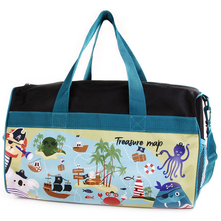 Personalized Kid's Travel Duffel Bag - Treasure Map