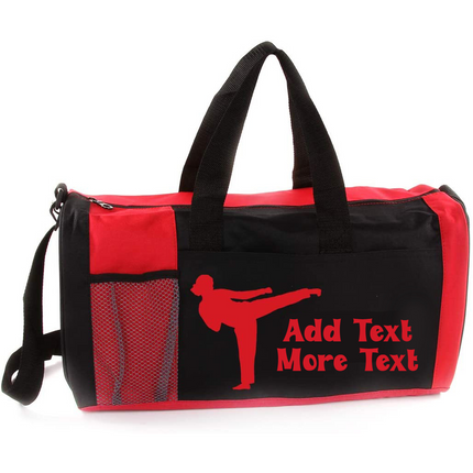 Personalized 18" Sports Duffel Bag - Choose Your Sport