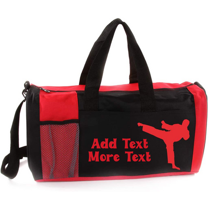 Personalized 18" Sports Duffel Bag - Choose Your Sport