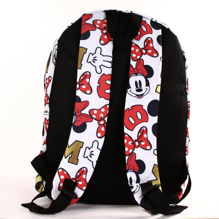 Personalized Minnie Mouse Backpack for Kids | Custom Name Embroidered Bookbag (16 Inch)