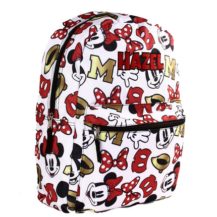 Personalized Minnie Mouse Backpack for Kids | Custom Name Embroidered Bookbag (16 Inch)