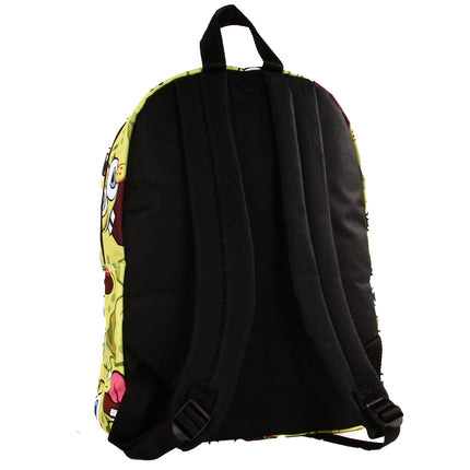 Personalized SpongeBob Backpack for Kids | Custom Name Embroidered Bookbag (16 Inch)