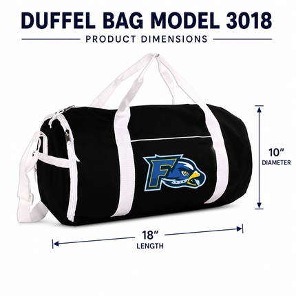 Custom Logo Duffel Bag | Personalized Gym & Travel Bags | Model 3018