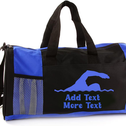 Personalized 18" Sports Duffel Bag - Choose Your Sport