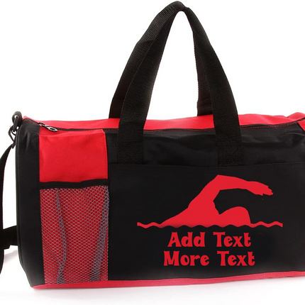 Personalized 18" Sports Duffel Bag - Choose Your Sport