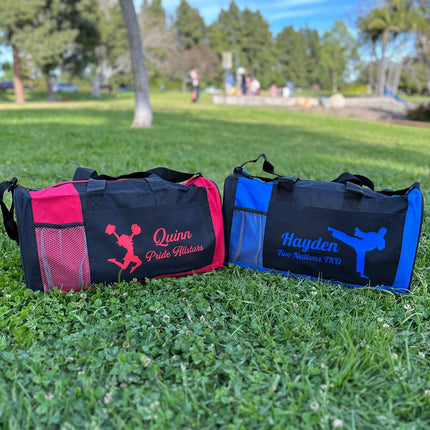 Personalized 18" Sports Duffel Bag - Choose Your Sport