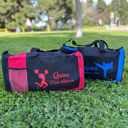 Personalized 18" Sports Duffel Bag - Choose Your Sport