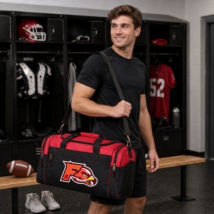 Custom Logo Large Duffel Bag | Personalized Sport & Travel Bags | Model 6022 (Sold in Bulk Packs)