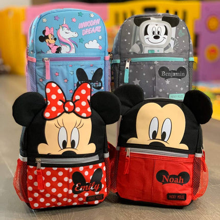 Personalized Mickey Mouse 10 Inch Mini Backpack with Harness