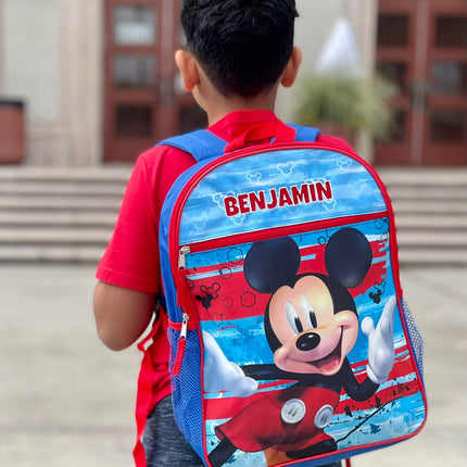 Personalized 16 Inch School Backpack - Mickey Mouse