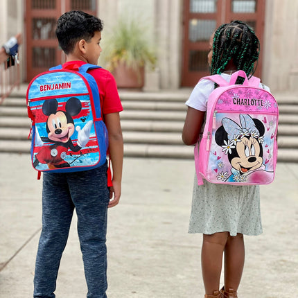 Personalized 16 Inch School Backpack - Mickey Mouse