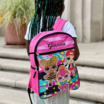 Personalized 16 Inch School Backpack - LOL Surprise