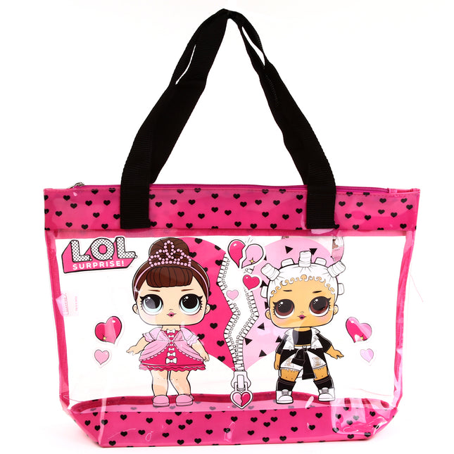 LOL Surprise PVC Clear Beach Bag