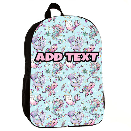 Personalized Backpacks, Lunch Bags, Duffel Bags, or Water Bottles with Full-Color - Sea Life