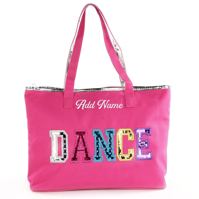 Personalized Embroidered Dance Tote Bag