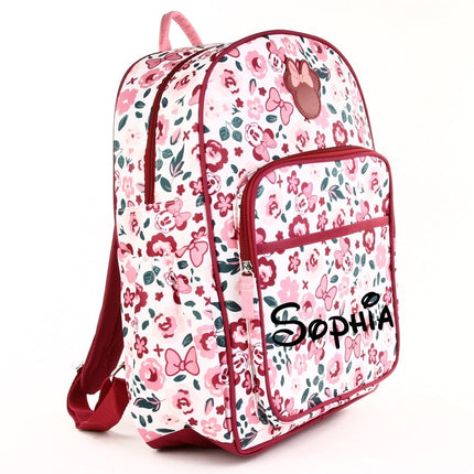 Personalized Embroidered Disney On-The-Go Mommy Backpack - Minnie Mouse