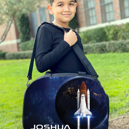 Personalized Full Color Backpacks / Lunch Bag / Duffel Bag - Space Shuttle