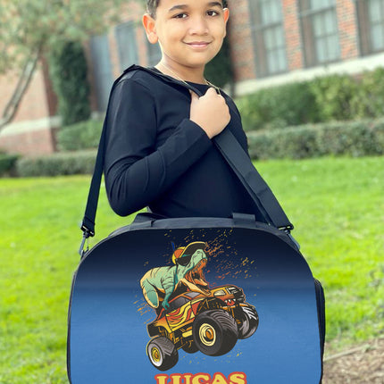 Personalized Full Color Backpacks / Lunch Bag / Duffel Bag - Dino Crush