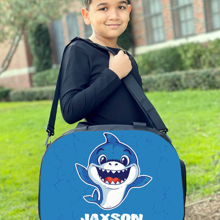Personalized Full Color Backpacks / Lunch Bag / Duffel Bag - Shark Baby