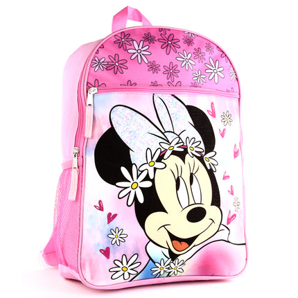 Personalized 16 Inch School Backpack - Minnie Mouse
