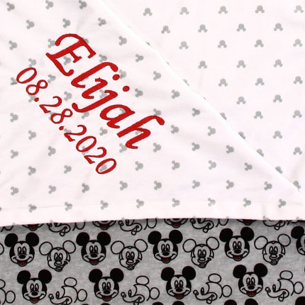 Personalized Disney Baby Blanket - Mickey Mouse