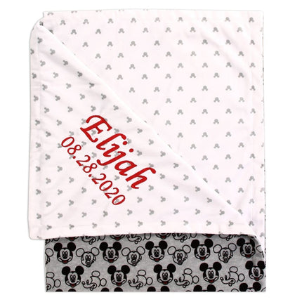 Personalized Disney Baby Blanket - Mickey Mouse