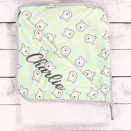 Personalized Disney Baby Blanket - Winnie The Pooh