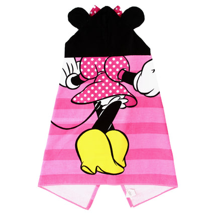 Personalized Embroidered Hooded Towel - Minnie Mouse