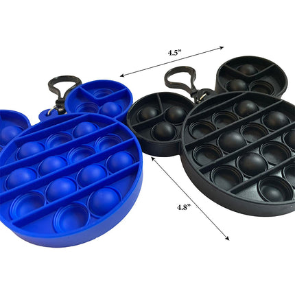 2-Pack Popper Fidget Keychain - Mickey Mouse