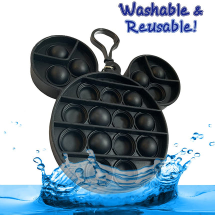 2-Pack Popper Fidget Keychain - Mickey Mouse