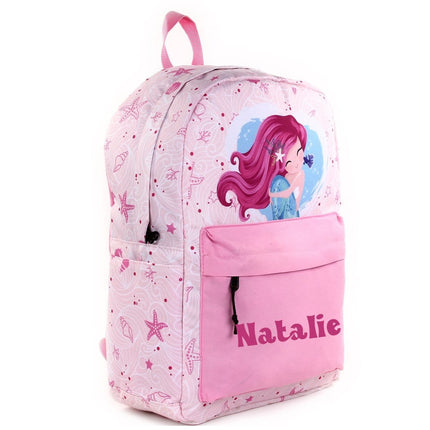 Personalized School Backpack - Mermaid