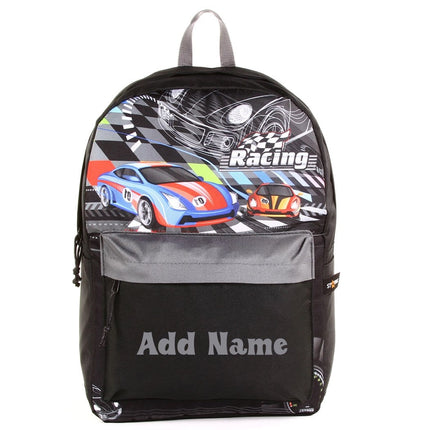 Personalized School Backpack - Racing