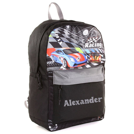 Personalized School Backpack - Racing