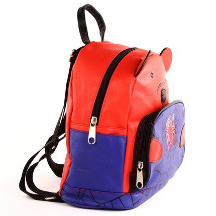 Marvel Spider-Man Bear Women's PU Mini Backpack with Detachable Coin Purse