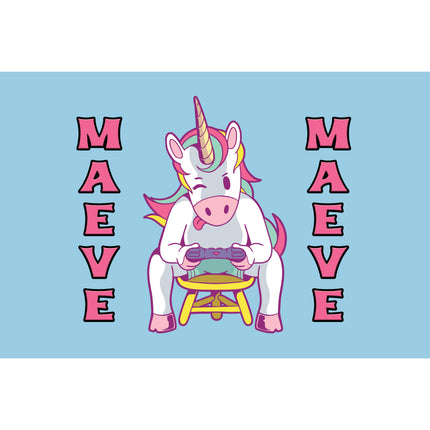 Personalized Kids' 12oz Double Walled Stainless Steel Bottle - Unicorn Gamer