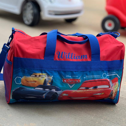 Personalized Kid's Travel Duffel Bag - Cars